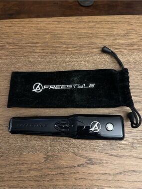 Freestyle Black Compact Hair Straightener with Branded Pouch